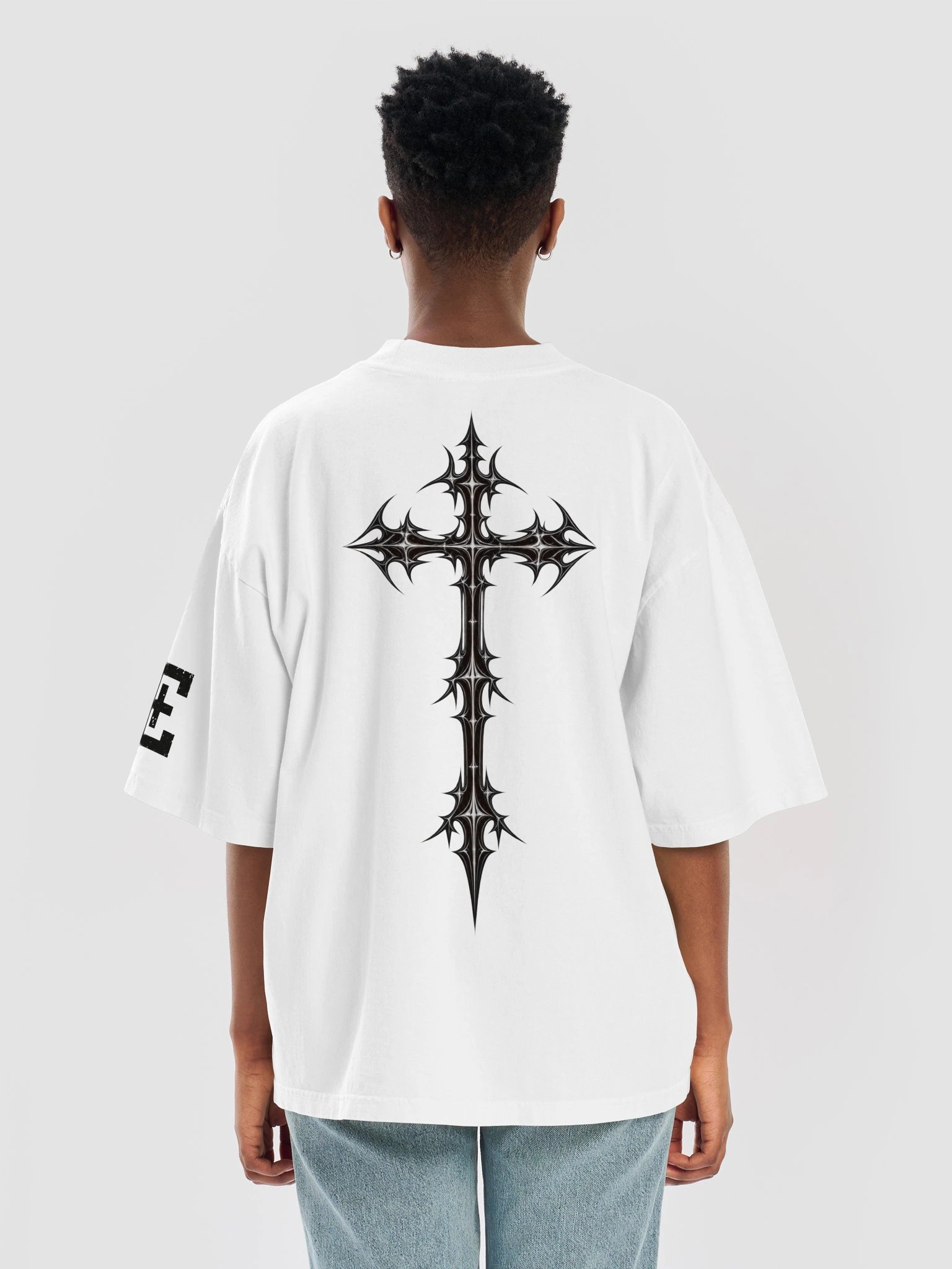 Elioenai "SIGILISM CROSS" Baggy Gym Tee product image (34)