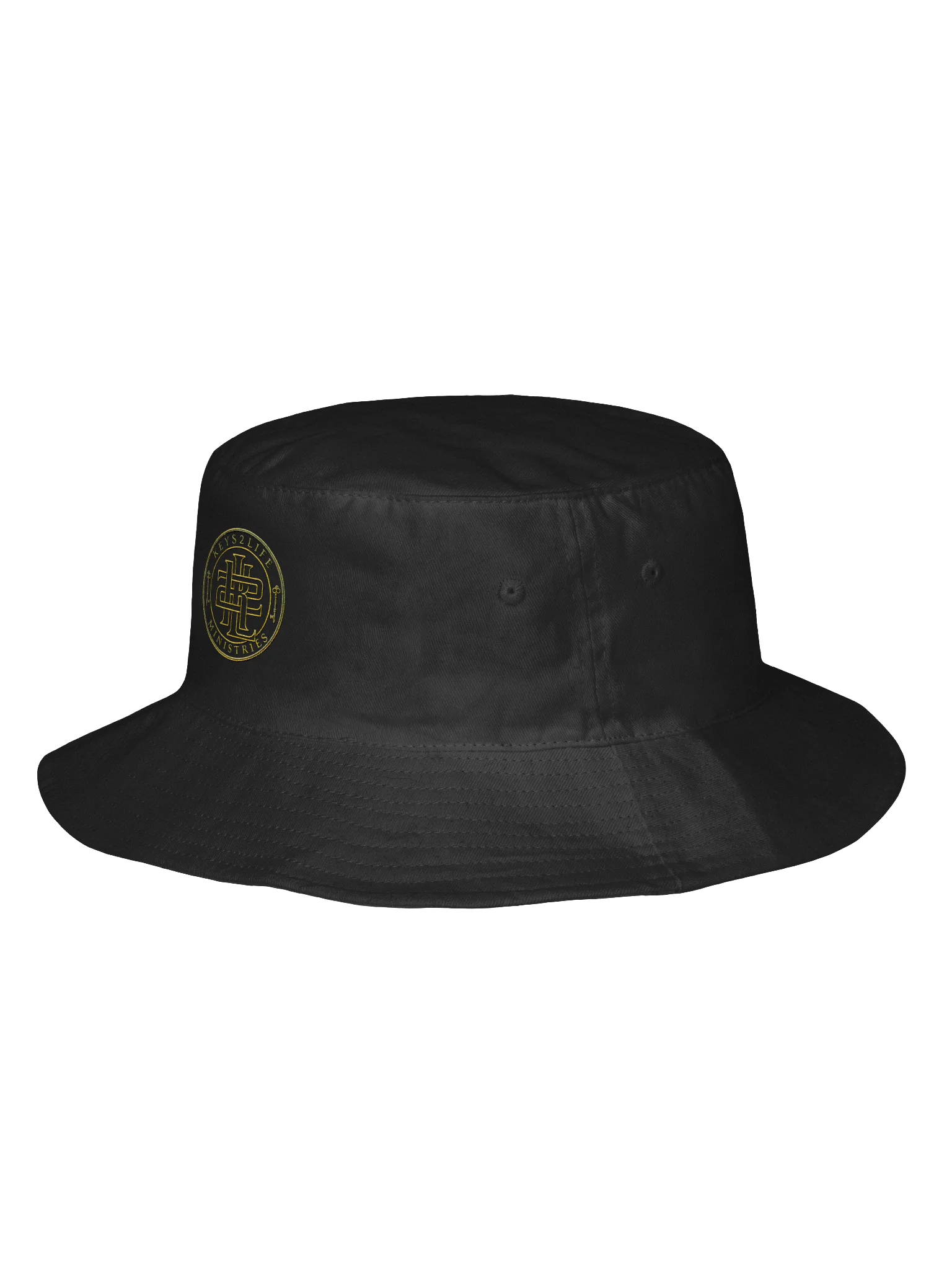 Keys2Life Ministries Gold Emblem Bucket Hat product image (4)