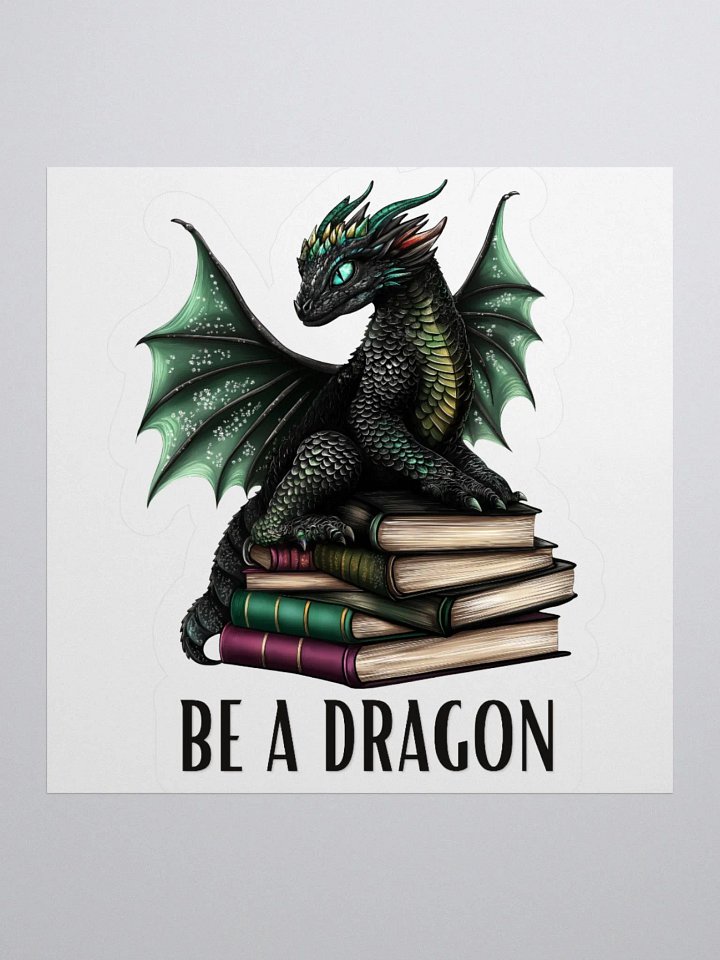 Book Dragon Sticker product image (1)