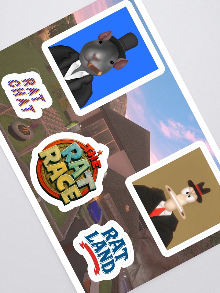 RAT LAND STICKER SHEET 2 product image (1)