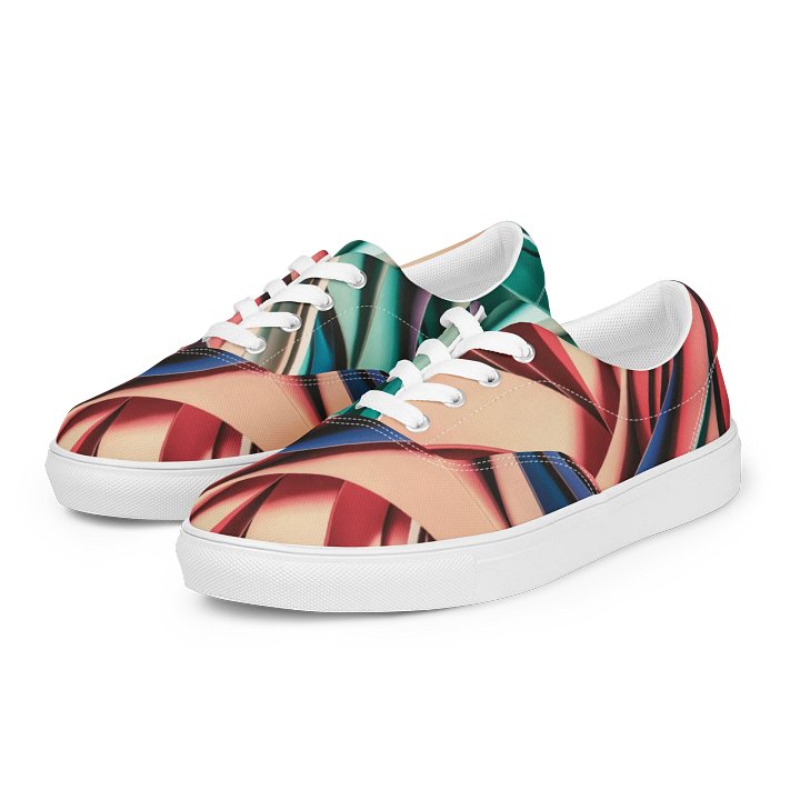 Graphic Grove Women's Athletic Shoes: Vibrant Abstract Colourways for Everyday Comfort product image (2)