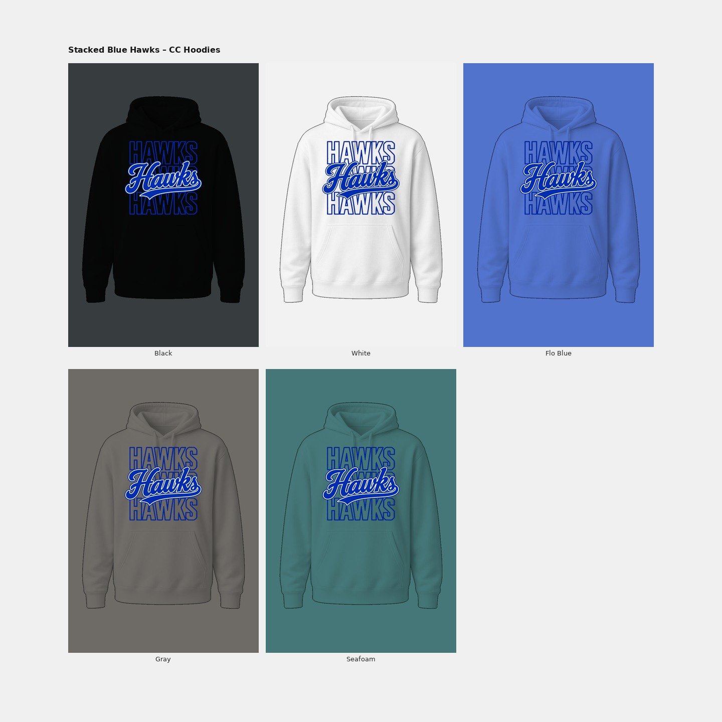 Hawks Hawks Hawks Comfort Colors Hoodie product image (2)