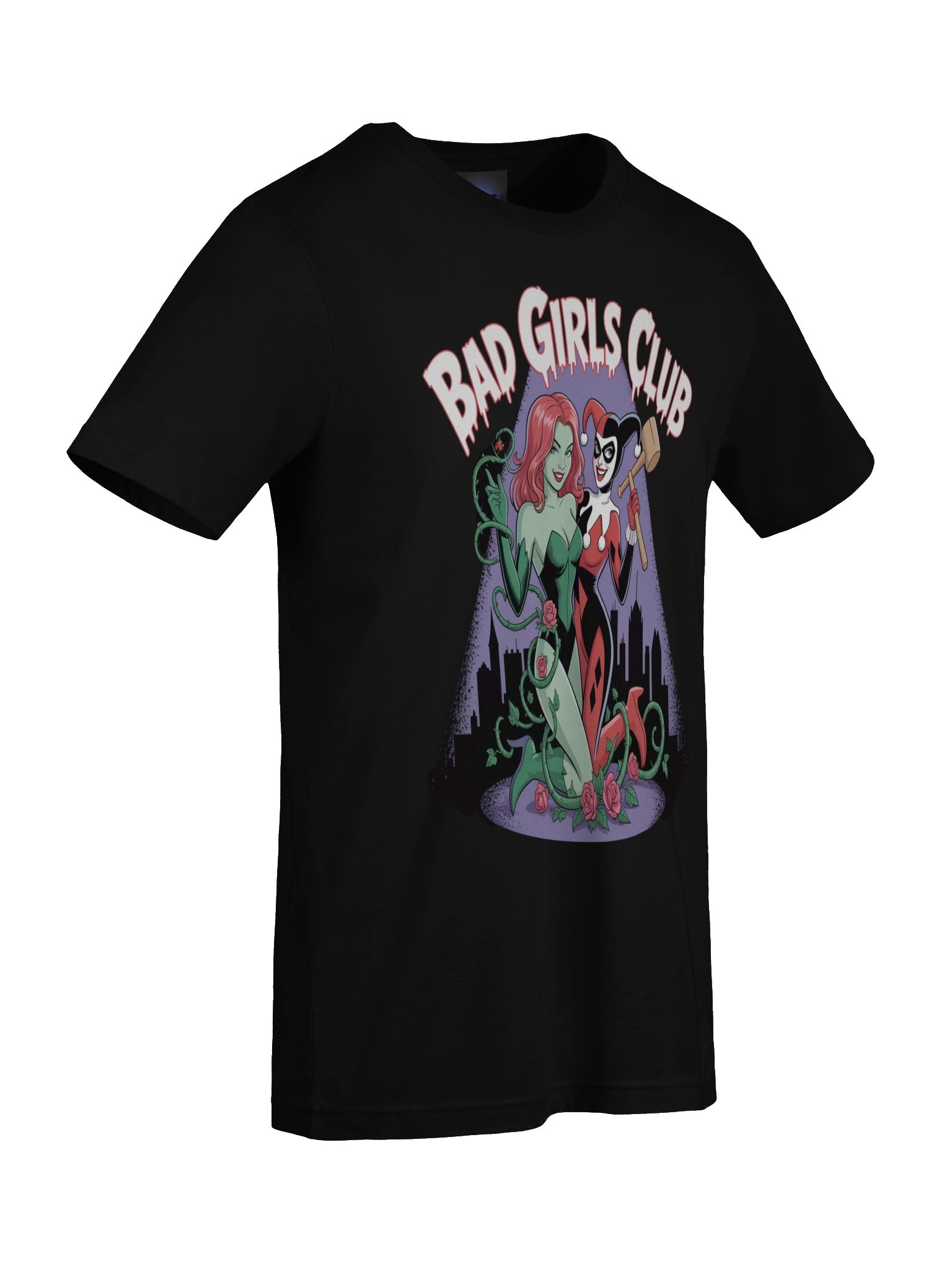 Naughty Nocturnes: Harley Quinn & Poison Ivy Bad Girls Club T-Shirt product image (9)