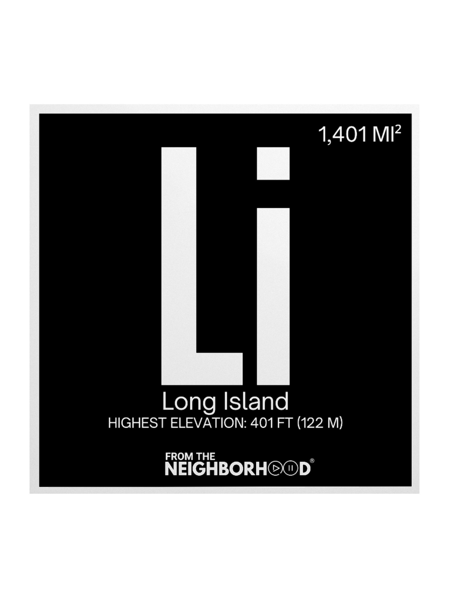 Long Island Element : Sticker product image (1)