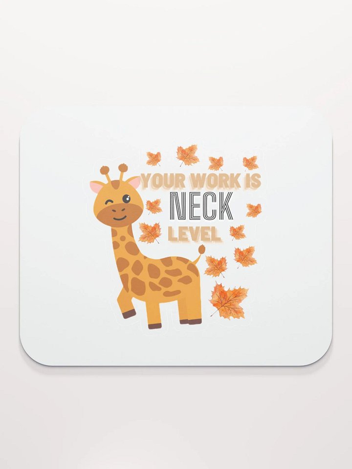 Neck Level Giraffe Mouse Pad product image (2)