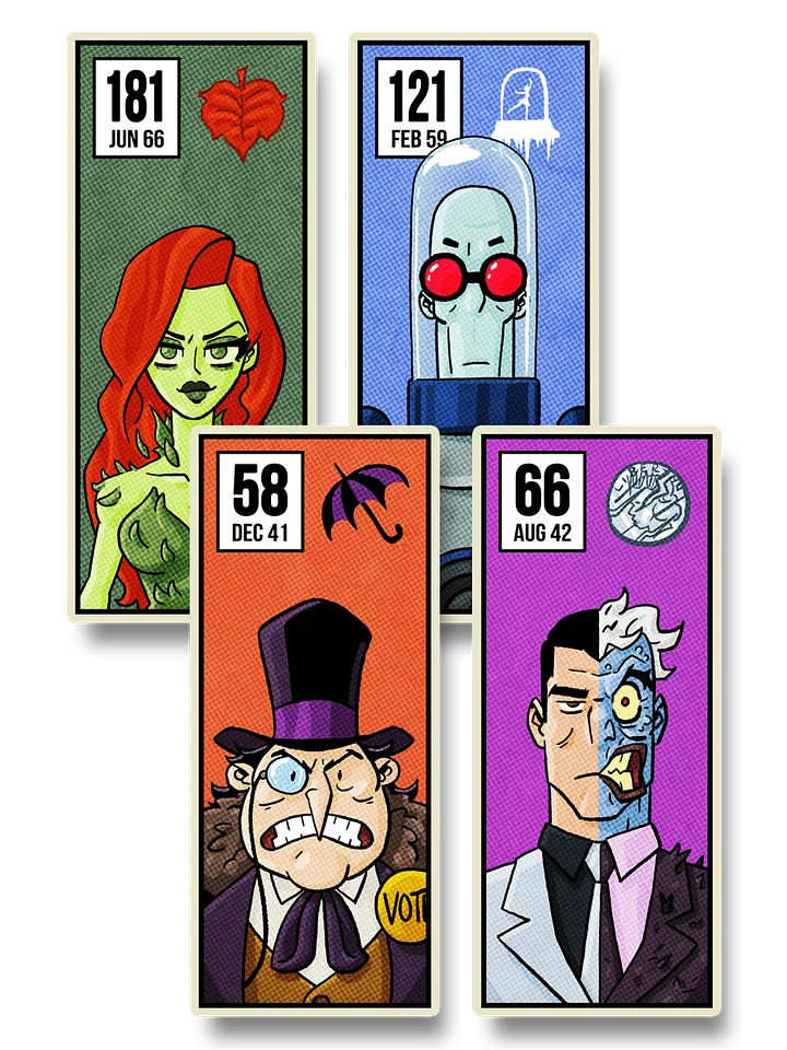 Bat Villains Sticker Pack product image (1)