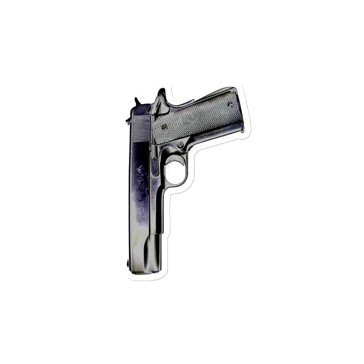 Semi-Automatic Pistol | Die-Cut Magnets product image (2)