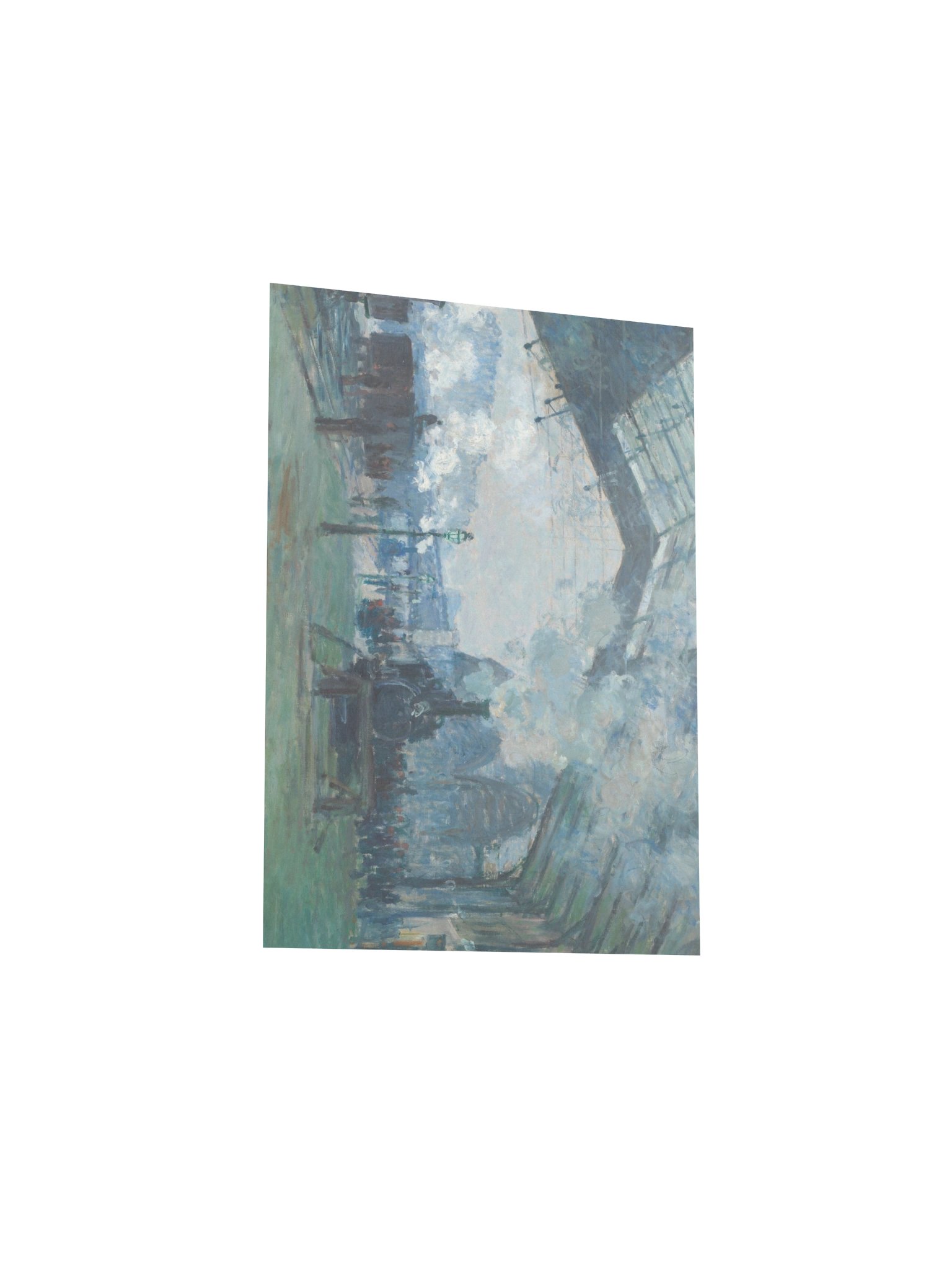Monet, Arrival of the Normandy Train — Fine-Art Poster product image (4)