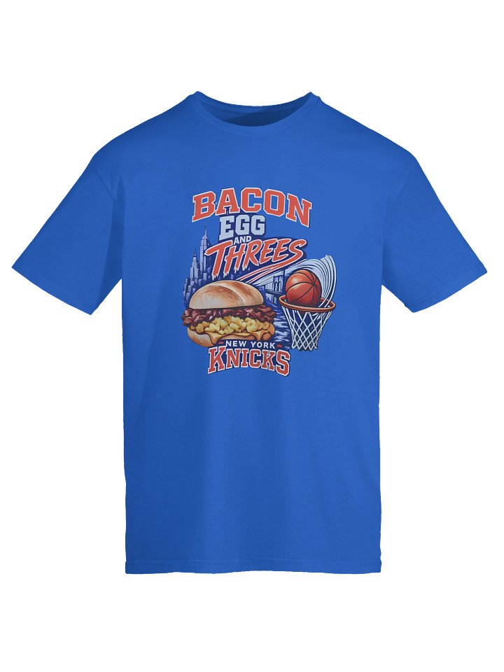 Bacon Egg and Threes New York Knicks Shirt product image (1)