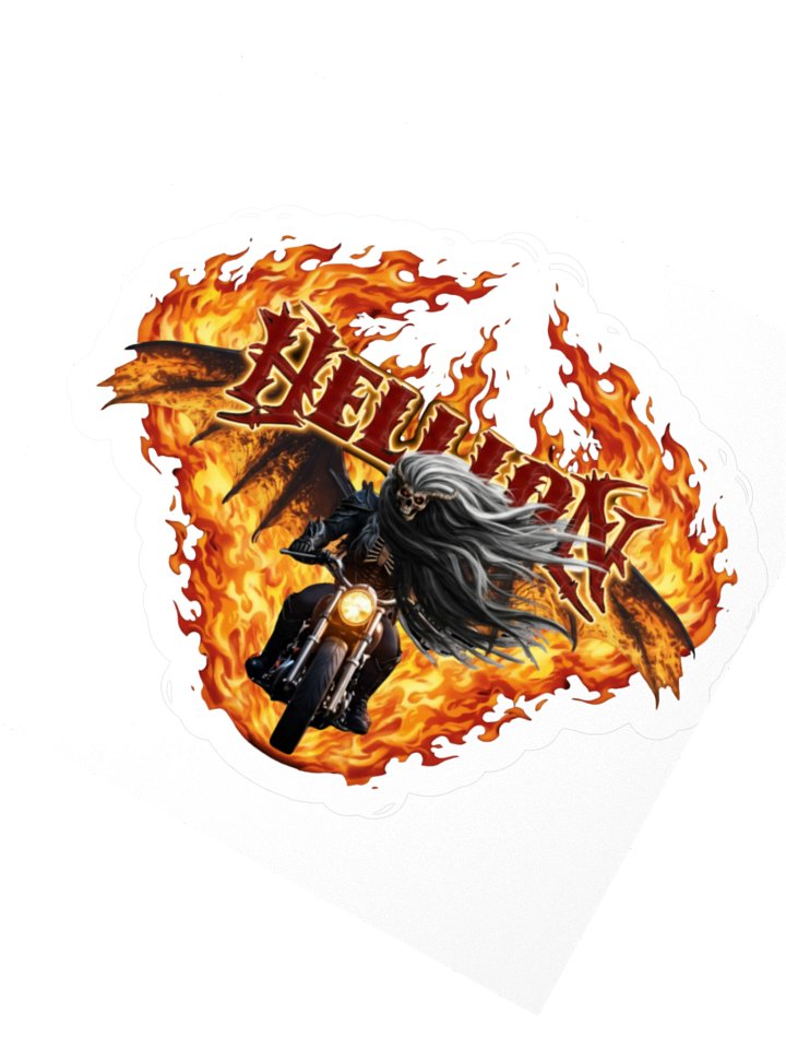 Hellion Motorcycle Carnage Kiss Cut Stickers product image (6)