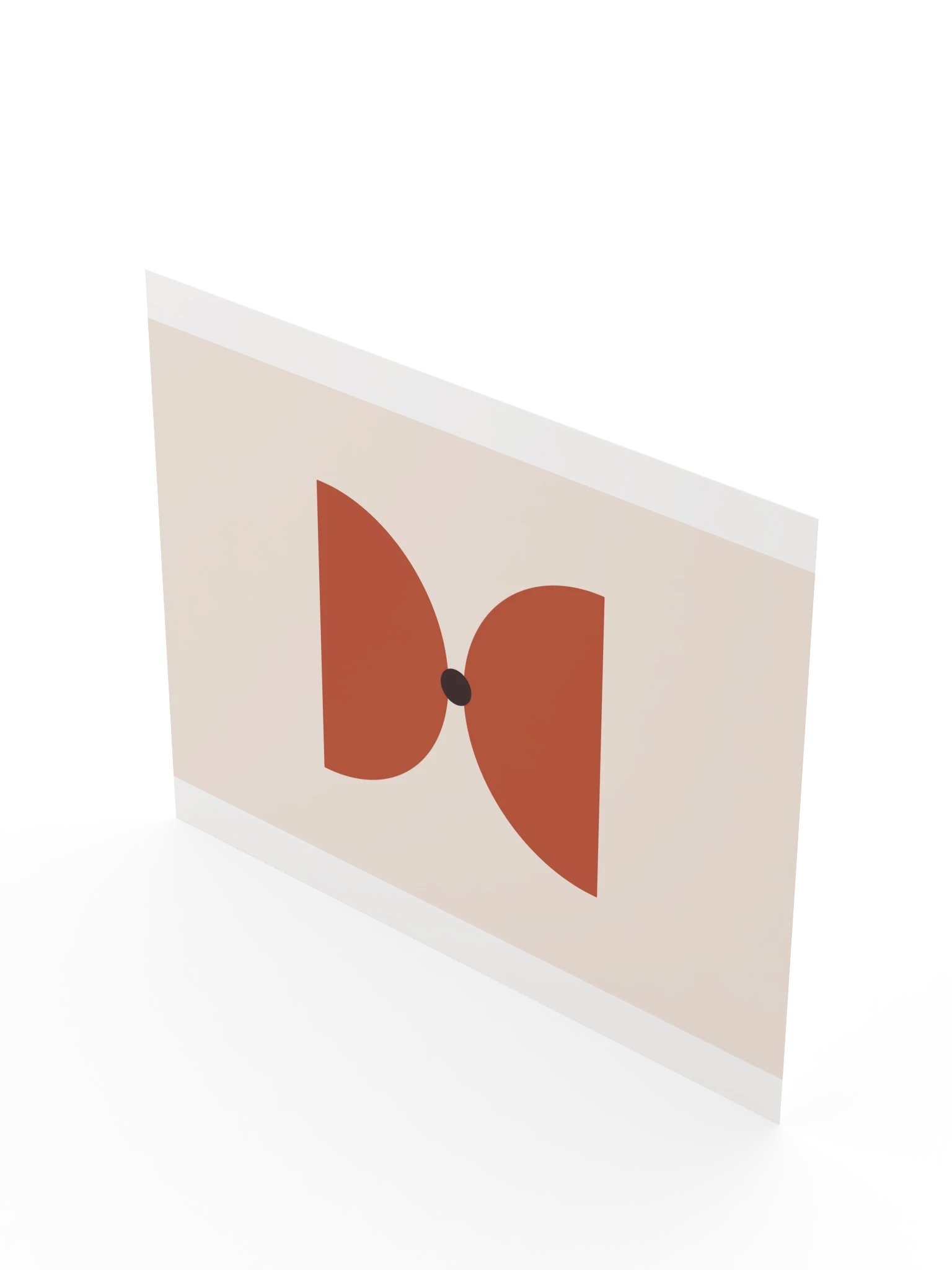 Mid Century Hourglass Print | Abstract Bathroom Wall Art product image (10)