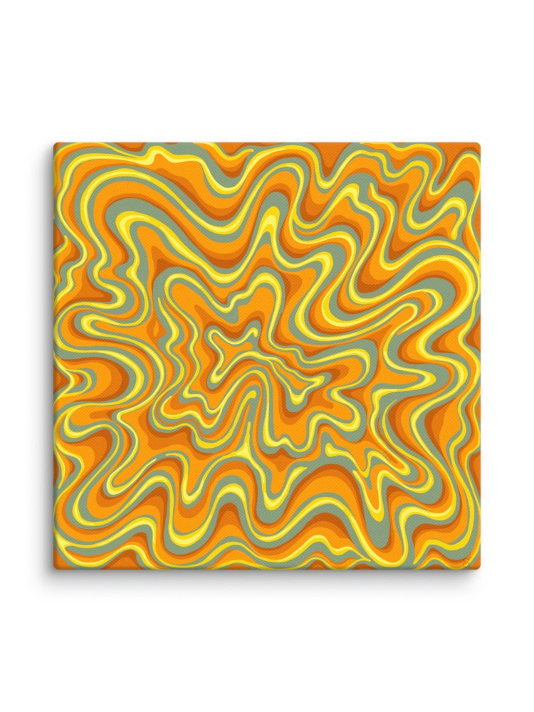 Radiant Swirls Canvas Art - Stone No. 4 product image (111)