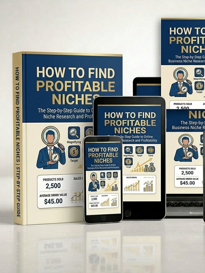 How to Find Profitable Niches | PLR Digital Guide With Resell Rights product image (1)