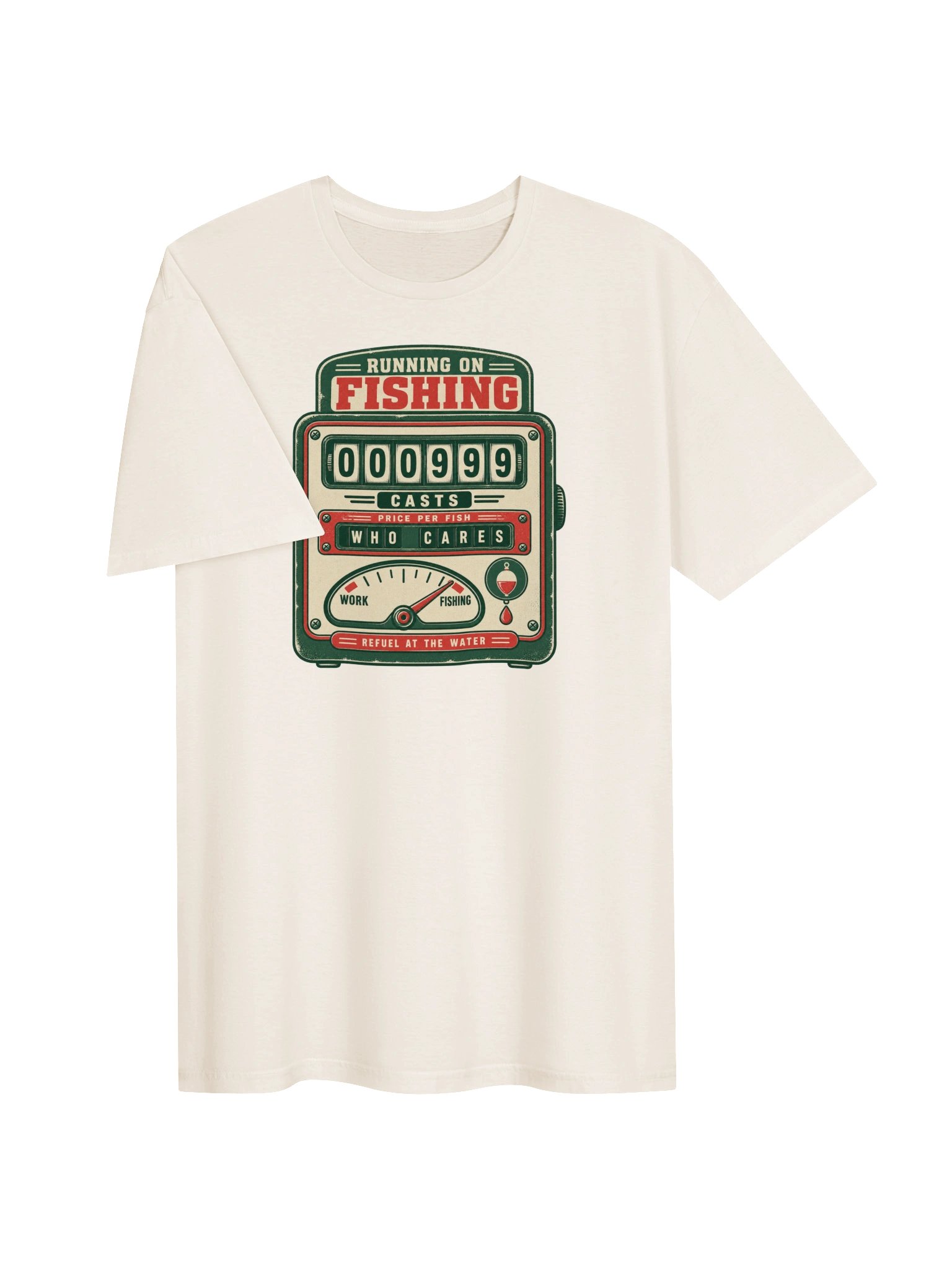 Running on Fishing T-Shirt product image (3)