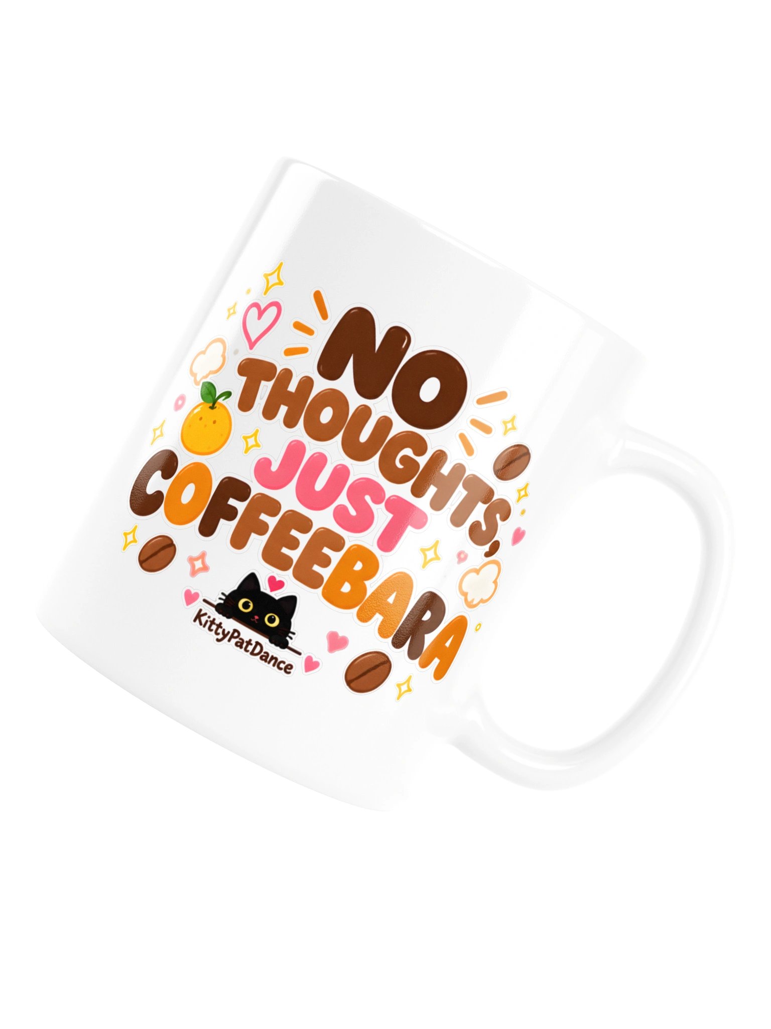 No Thoughts, Just Coffeebara Mug | CA-PY-BA-RA product image (4)