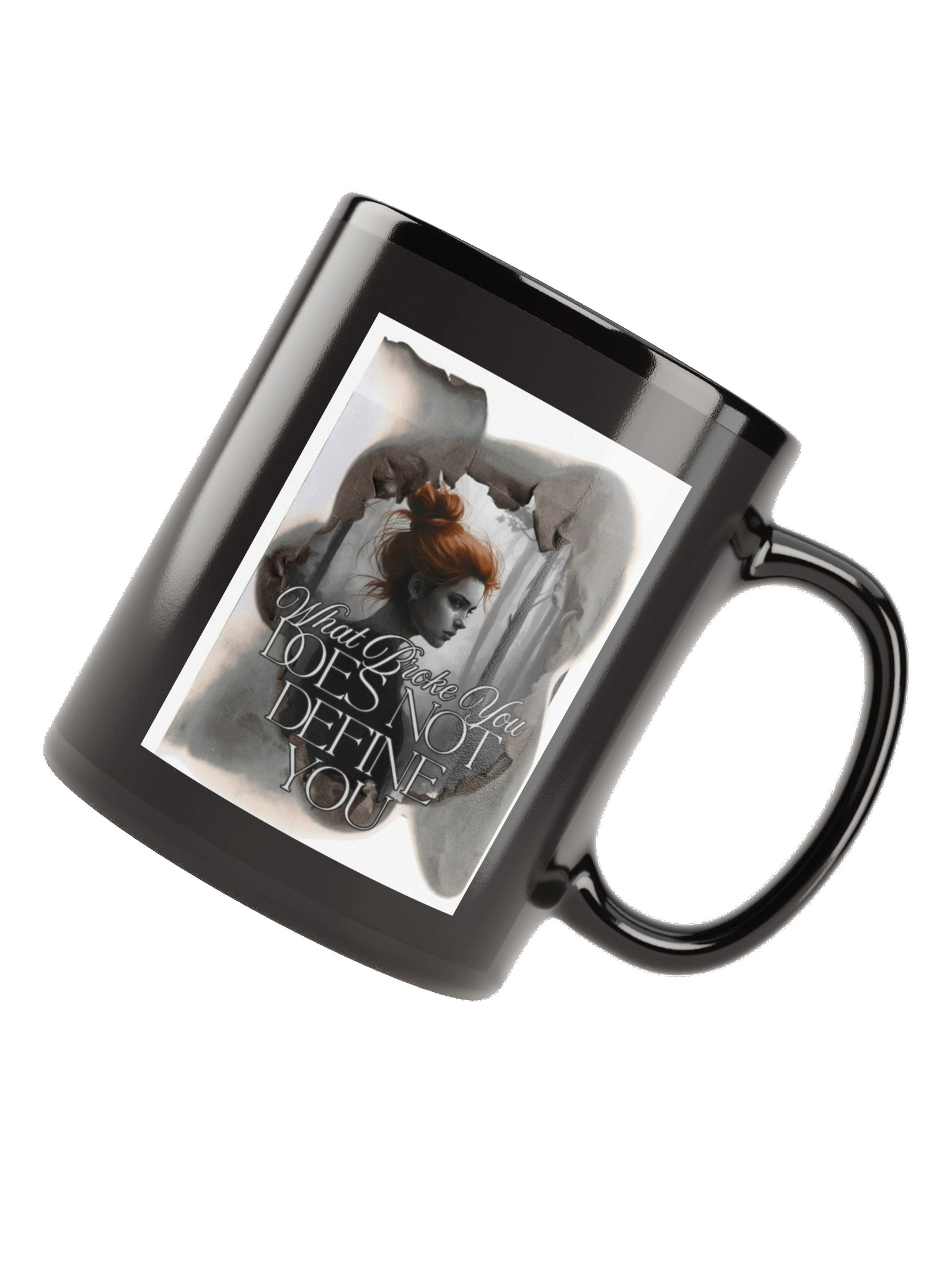 Mind Matter- What Broke You Doesn’t Define You - Black Mug product image (6)