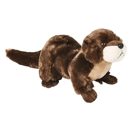 Cute 12" River Otter Plush - Soft Stuffed Anime Style Stream Wildlife Toy product image (1)