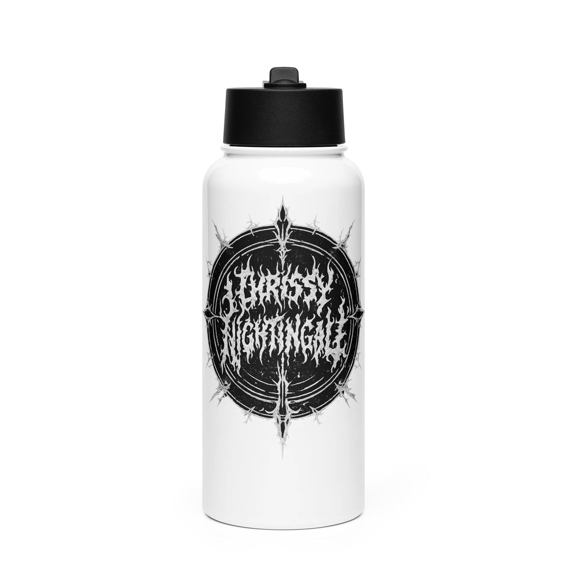 Stainless Steel Water Bottle with a Straw Lid product image (1)