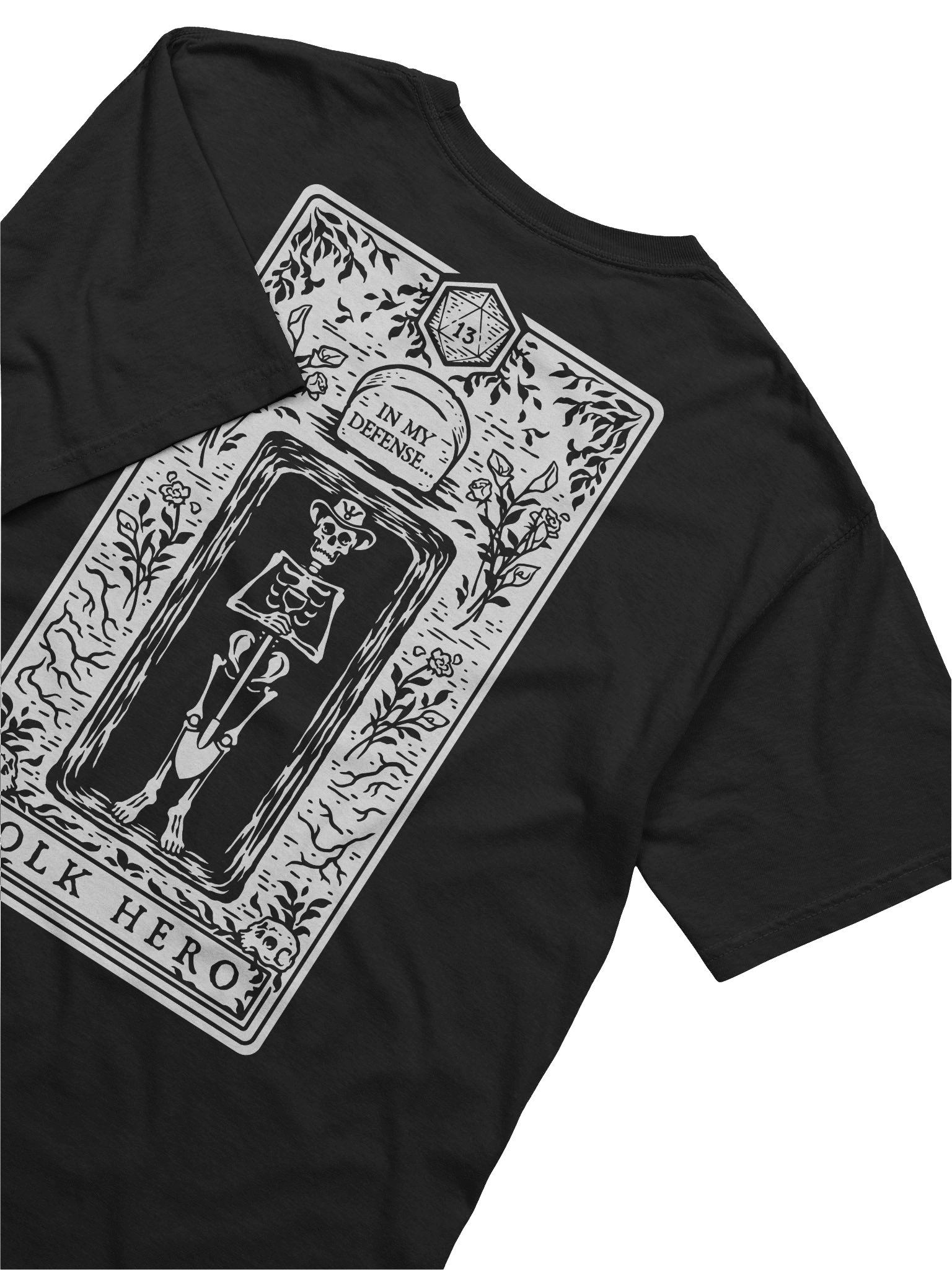 Disgraced Folk Hero (Black T-Shirt) product image (8)