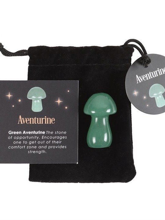 Magical Aventurine Crystal Mushroom — Only 4 Available product image (1)