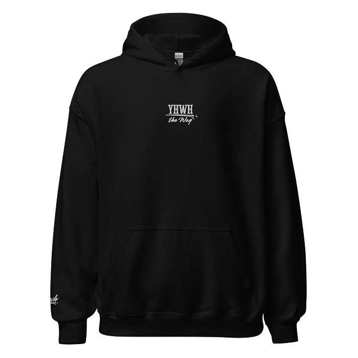 YHWH "John 3:16" Classic embroidered hoodie product image (2)