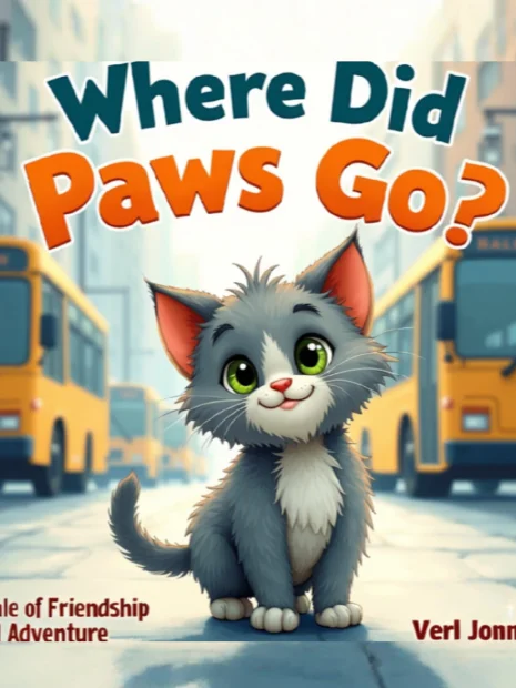 Where Did Paws Go?: A Curious Kitten’s City Adventure Children’s Picture Book for Ages 3–7 product image (1)