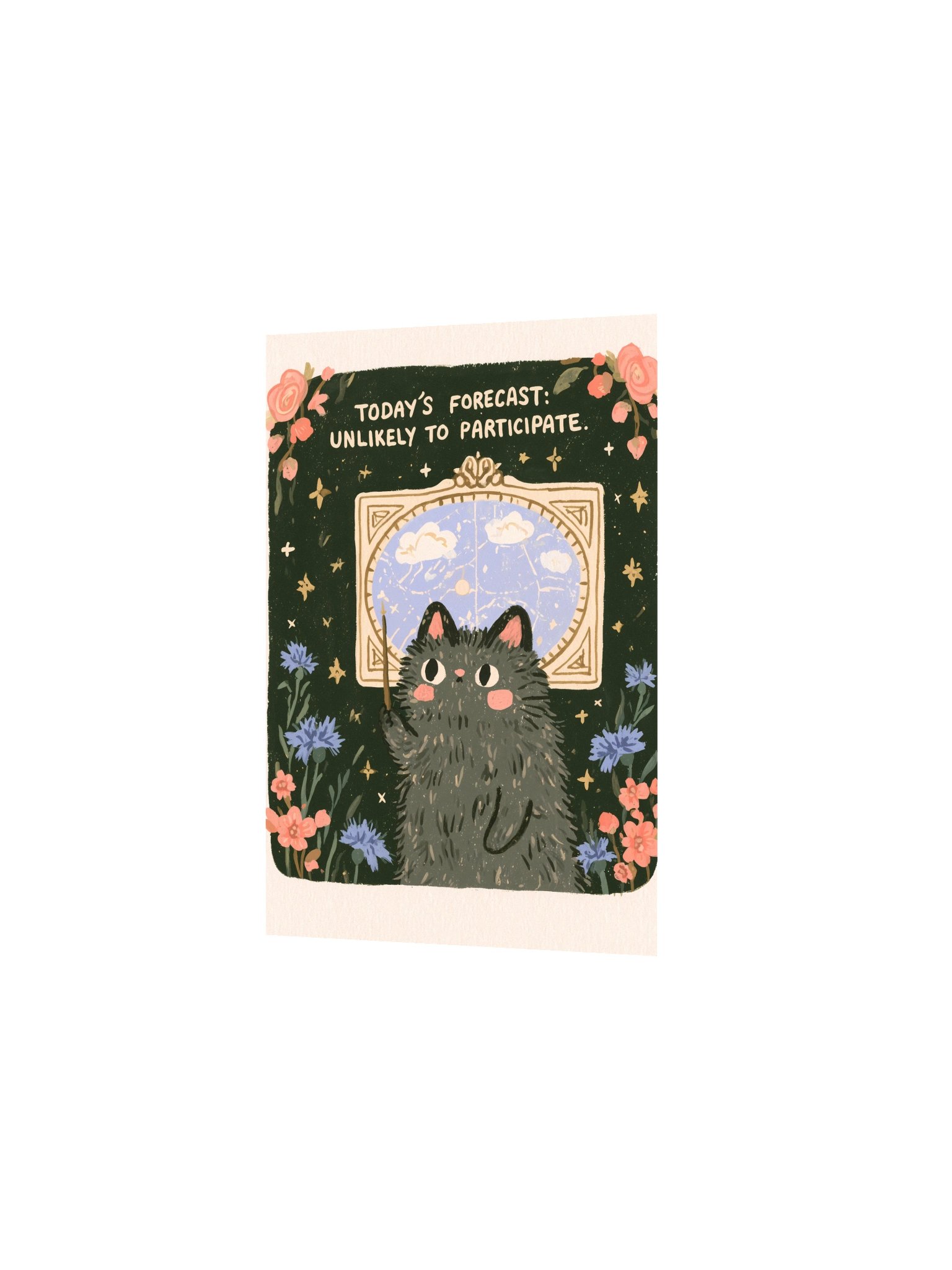 Unlikely to Participate Cat Poster product image (15)