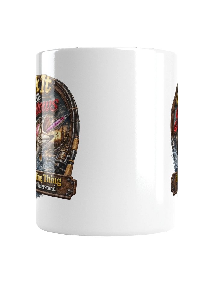 Jerk It Til She Swallows Gold Red Mug product image (2)