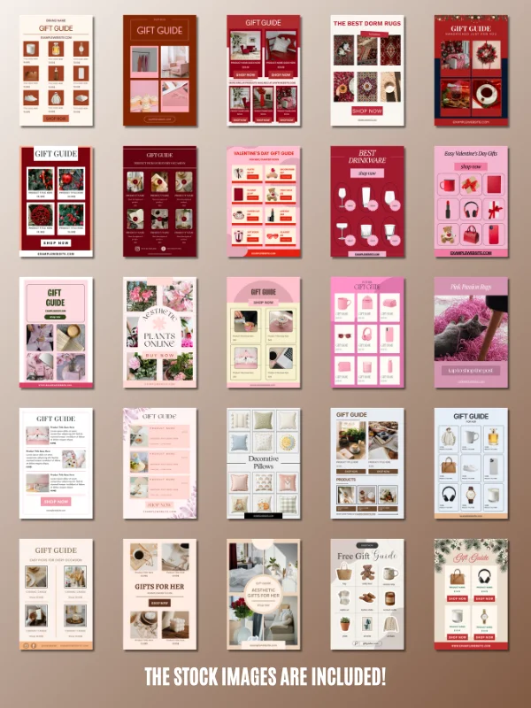 Affiliate & Gift Guide Canva Templates for LTK, ShopMy & Pinterest product image (4)