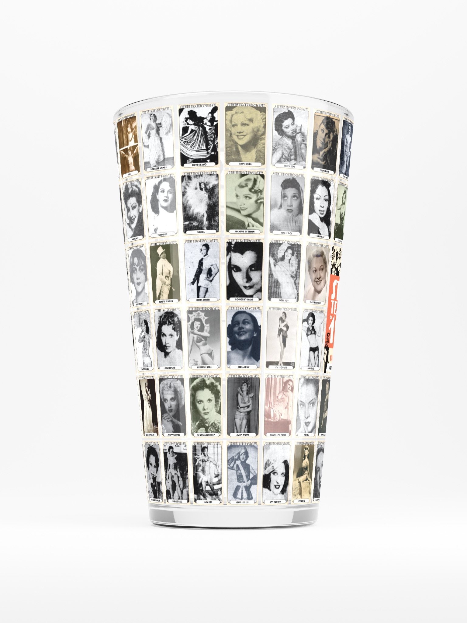 Stripteasers of 1937 Decorative Pint Glass product image (2)