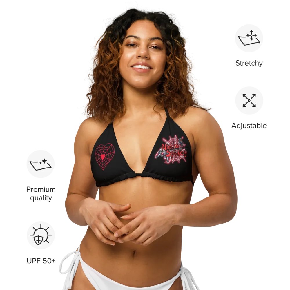 NinjaSpidey Black String Bikini Top product image (11)