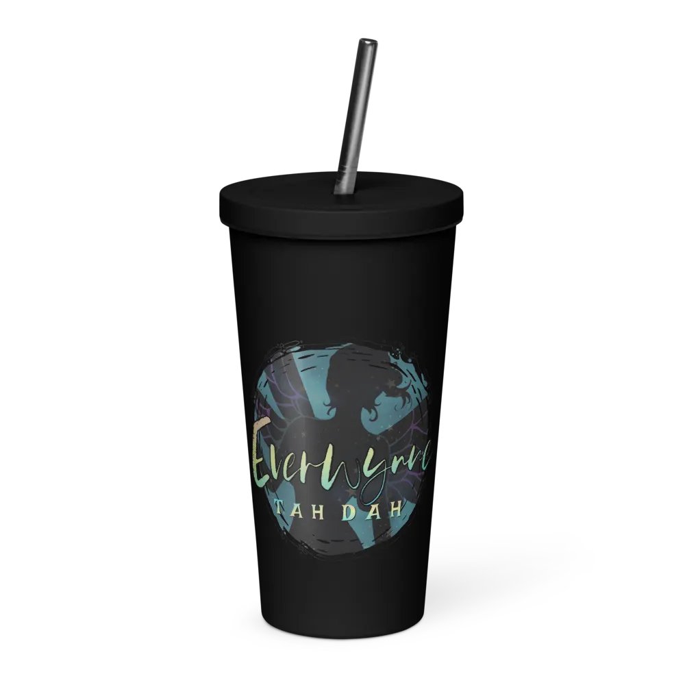 Teal Everwynne Logo Tumbler w/ A Straw product image (1)