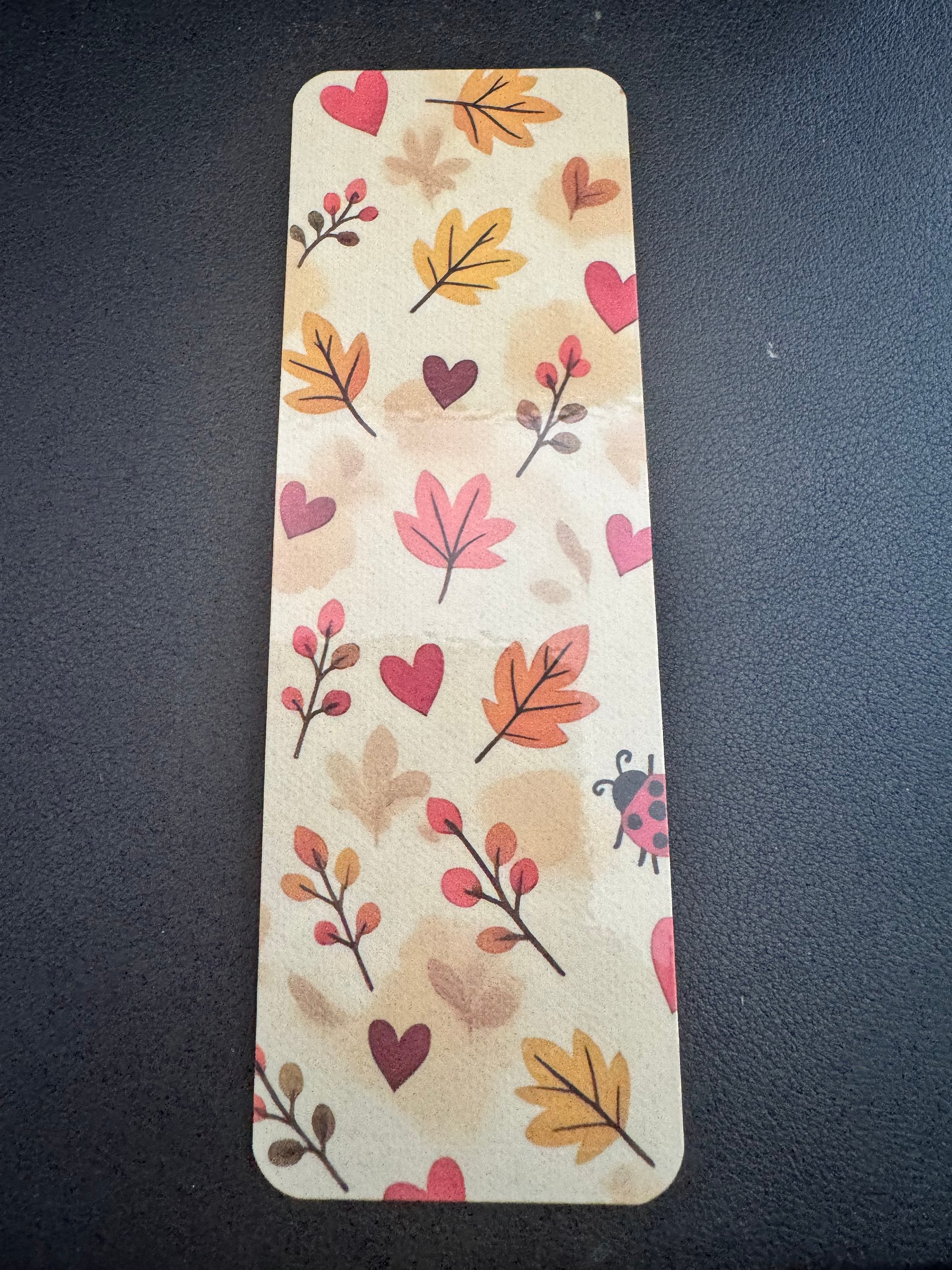 Autumn Leaves Double Sided Bookmark product image (1)