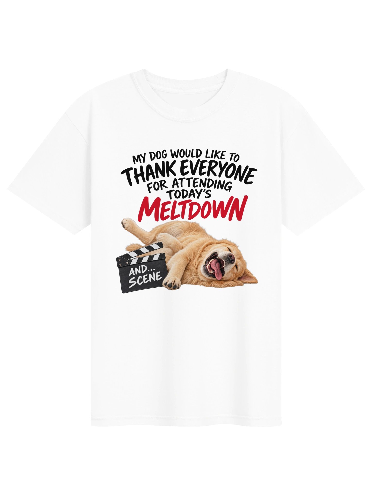 My Dog Would Like to Thank Everyone for Attending Today’s Meltdown T-Shirt product image (4)