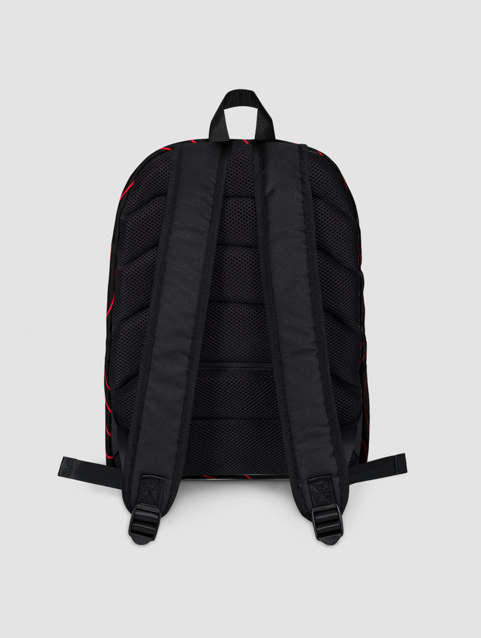 6ix Squad Backpack - Black & Red Topography product image (4)