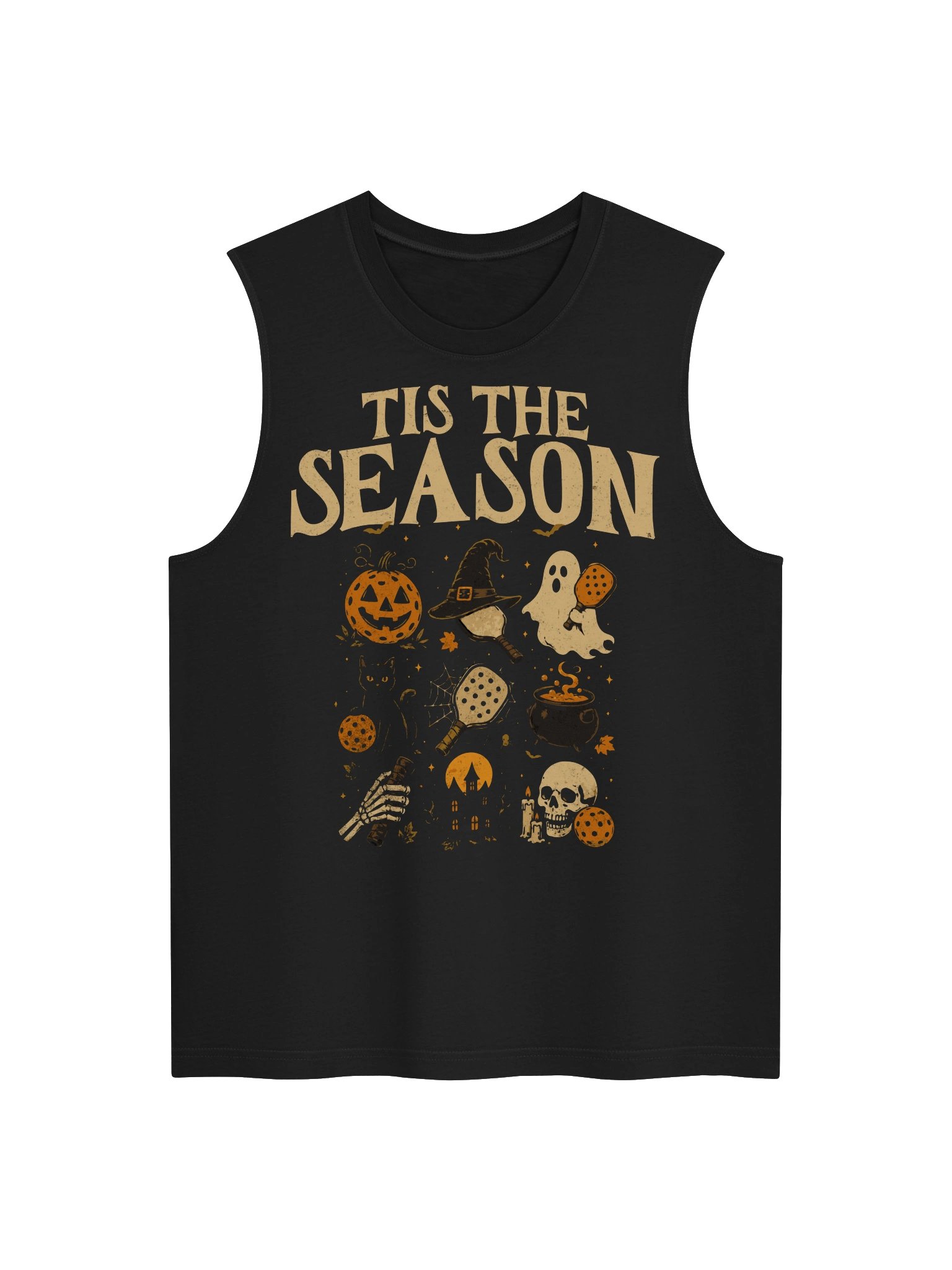'Tis The Season Pickleball Tank Top – Halloween Pickleball Tank Top product image (2)