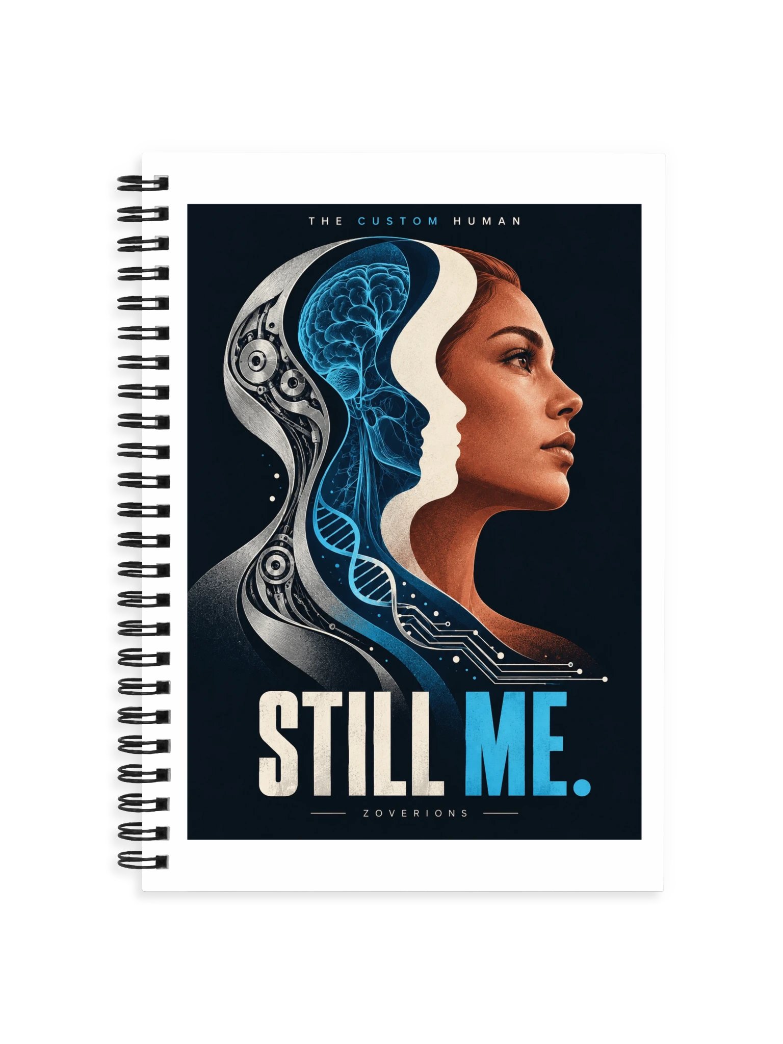 The Custom Human — Still Me Notebook product image (1)