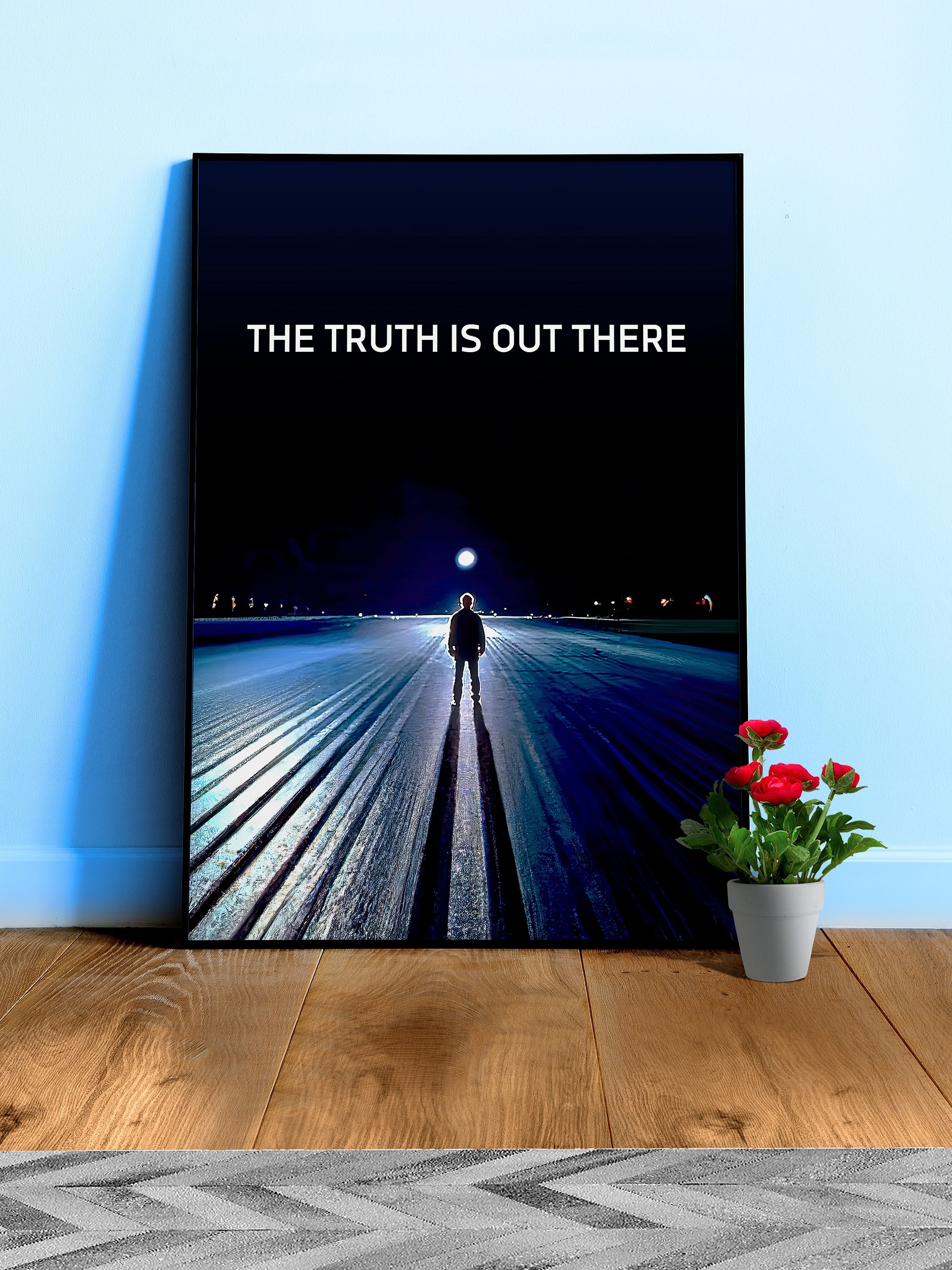 The Truth is Out There S01E02 - Deep Throat / The X-Files poster — sci-fi poster, movie poster, space art print product image (3)