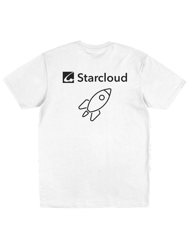 Starcloud t-shirt with back print product image (2)
