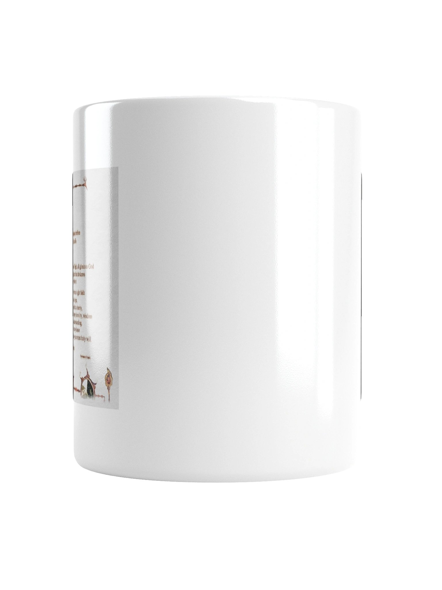 White Prayer Mug of St. Francis of Assisi product image (6)