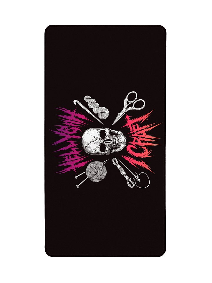 Hell Yeah I Craft Desk Mat (LARGE) product image (2)