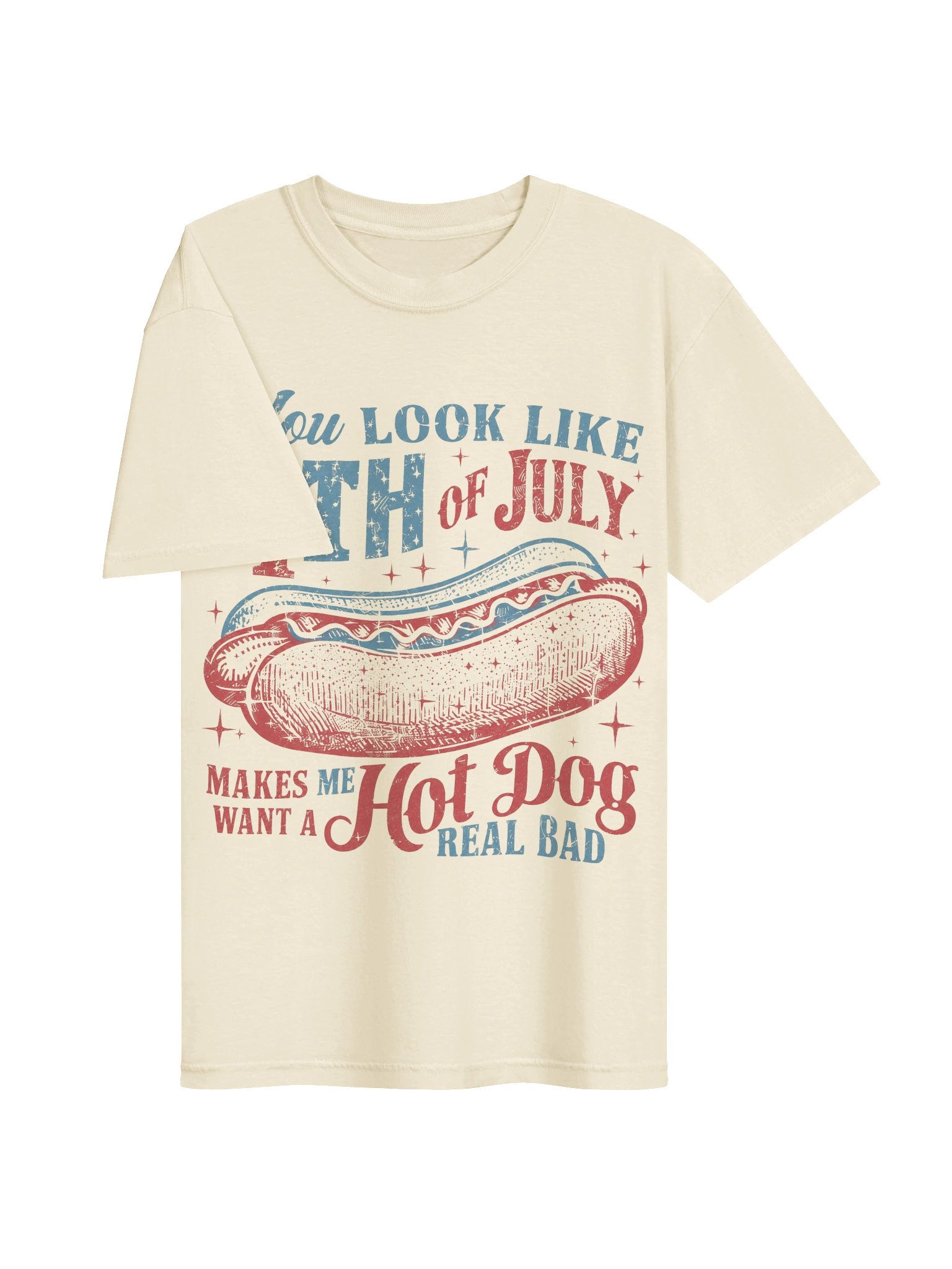 Hot Dog 4th of July Graphic Tee product image (8)