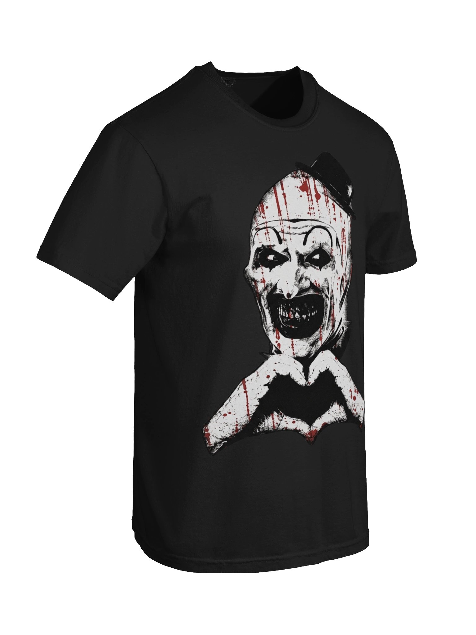 Sinister Smiling Clown Graphic Tee | Gothic Horror Shirt product image (6)