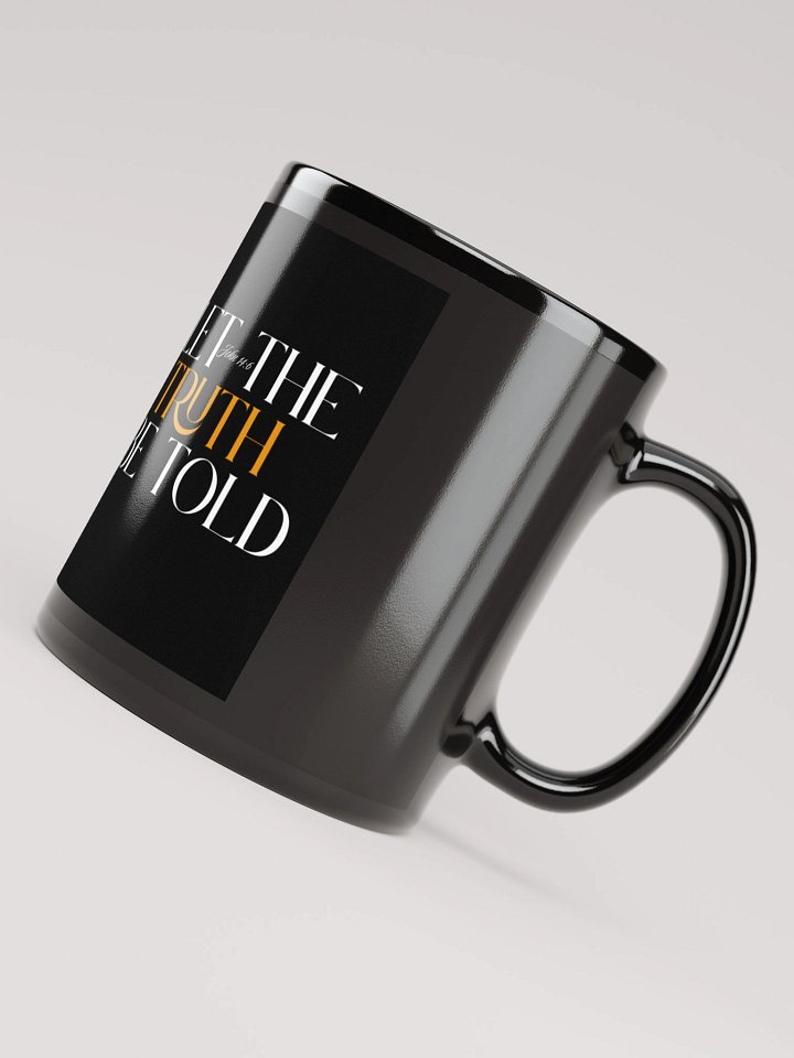 GOLD TRUTH MUG- SLEEK BLACK product image (2)
