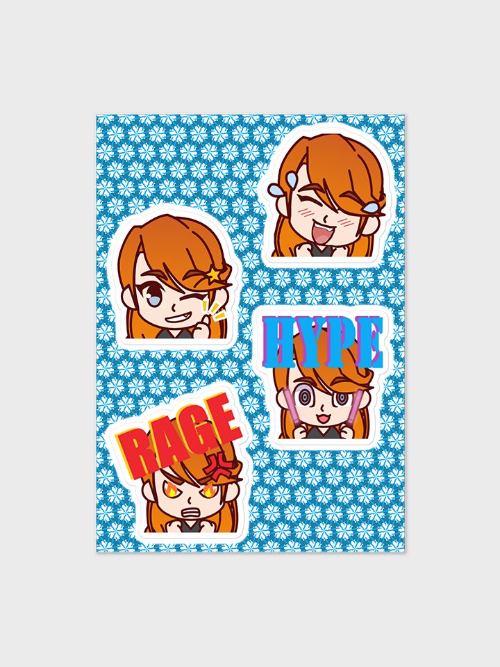 Emote Sticker sheet 1 product image (1)