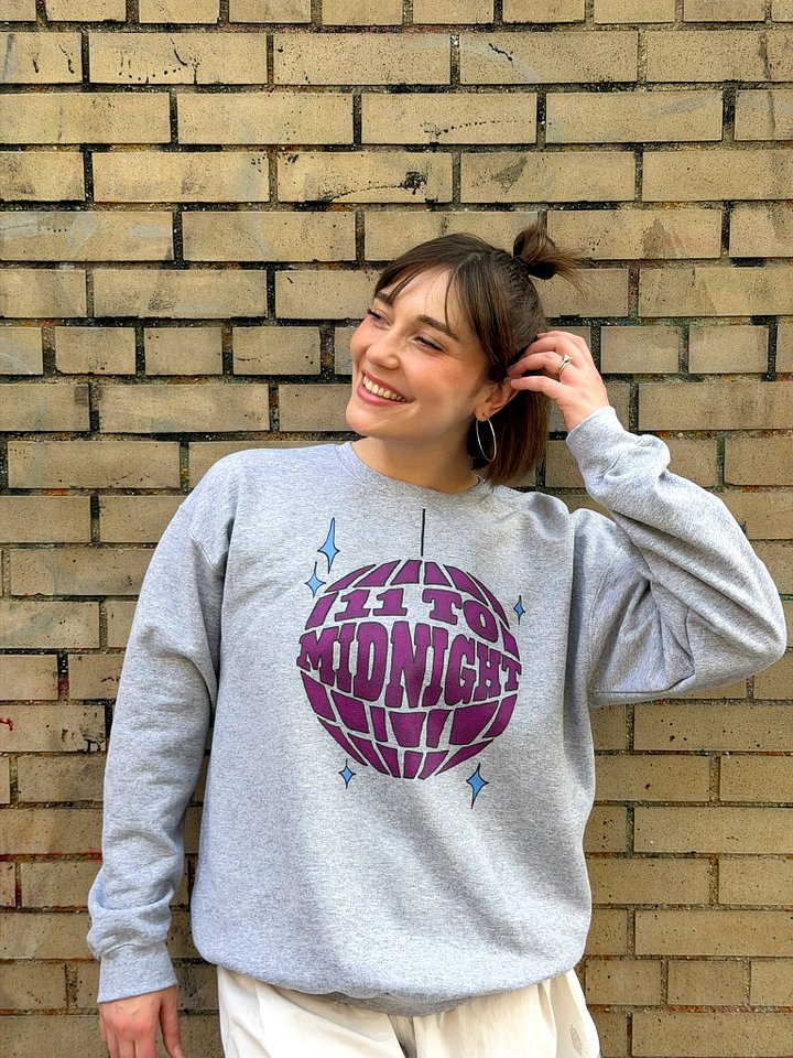 Grey Disco Ball Crewneck product image (1)