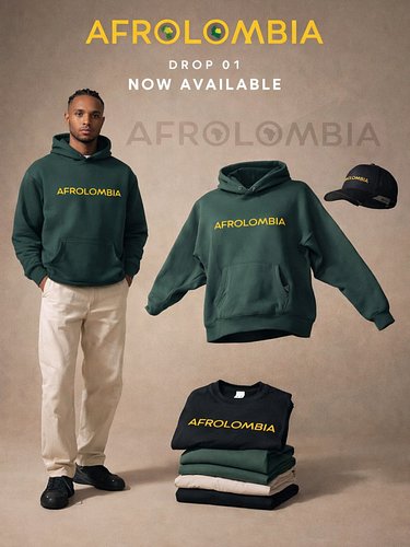 AFROLOMBIA
DROP 01

Limited quantities.
Worldwide shipping available.

Tap in. 

#Afrolombia #Drop01 #FromColombiaToTheWorld