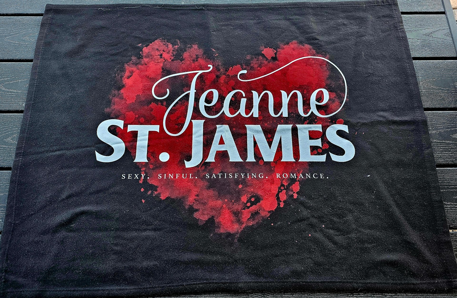 Jeanne St. James Author Logo Blanket - LIMITED EDITION - (MMM27 PREORDER ONLY) product image (1)