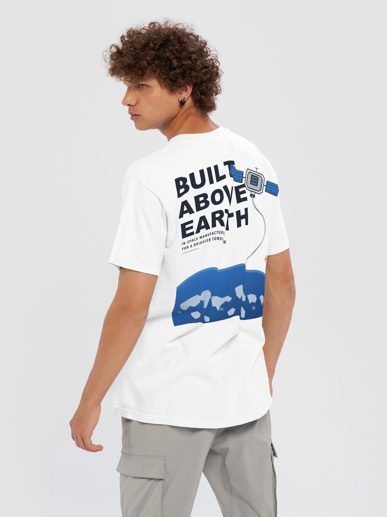 OrbiSky Built Above Earth Heavyweight T-Shirt product image (6)