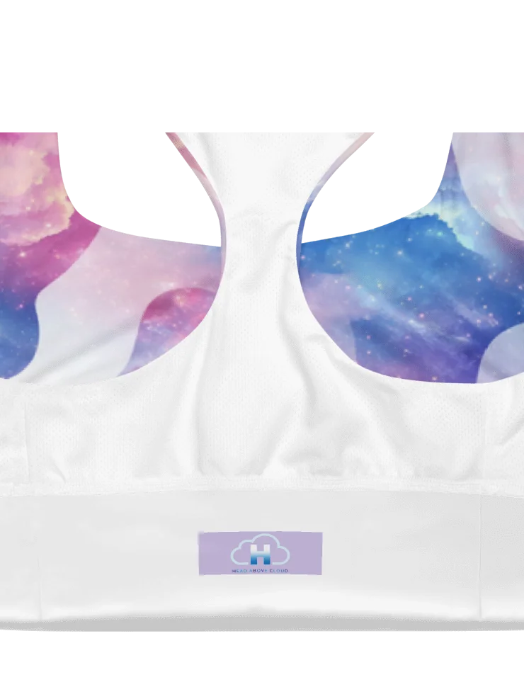 Crazy Cow Recycled Longline Sports Bra product image (3)
